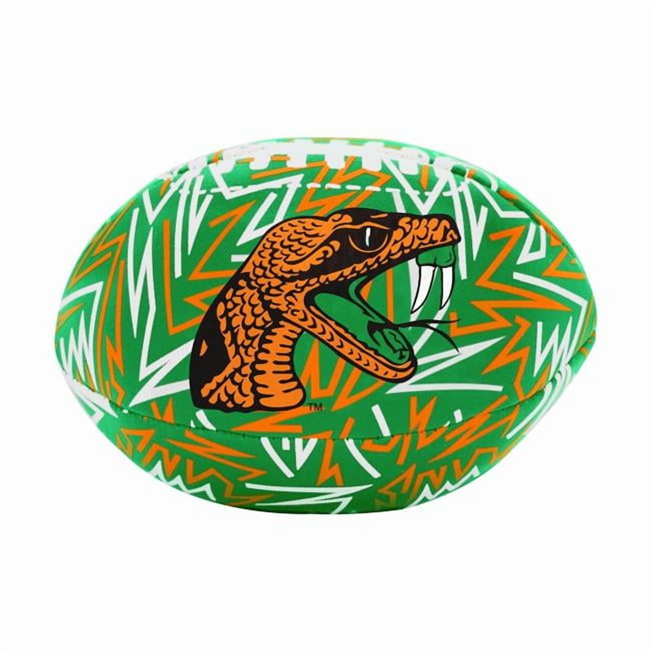 Logo Brands 137-93MCS-R1 Florida A&M Graffiti Micro Soft Football
