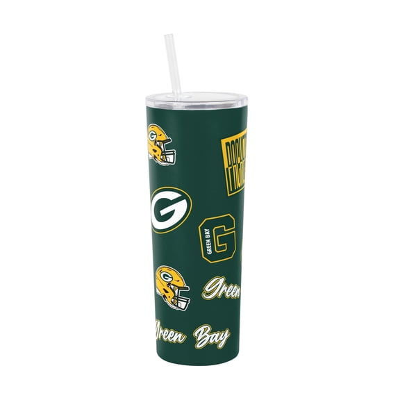 Logo Brands Green Bay Packers 30oz Dreamweave Straw Tumbler