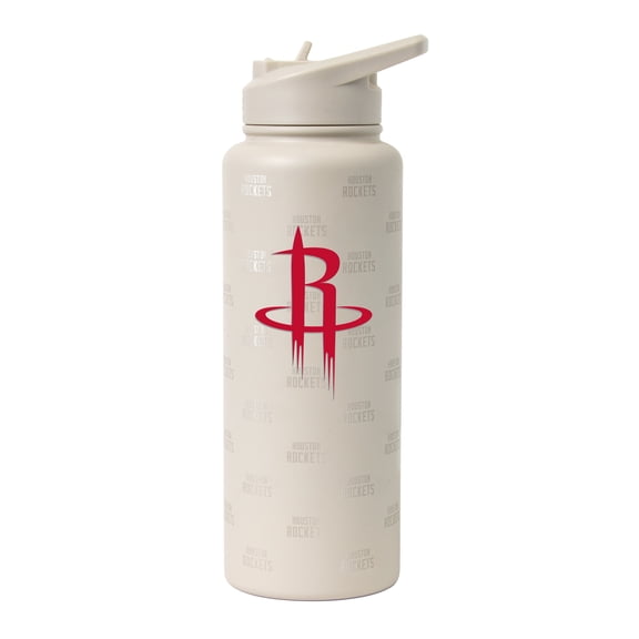 Logo Brands Houston Rockets 34oz. Sand Ghost Quencher Bottle