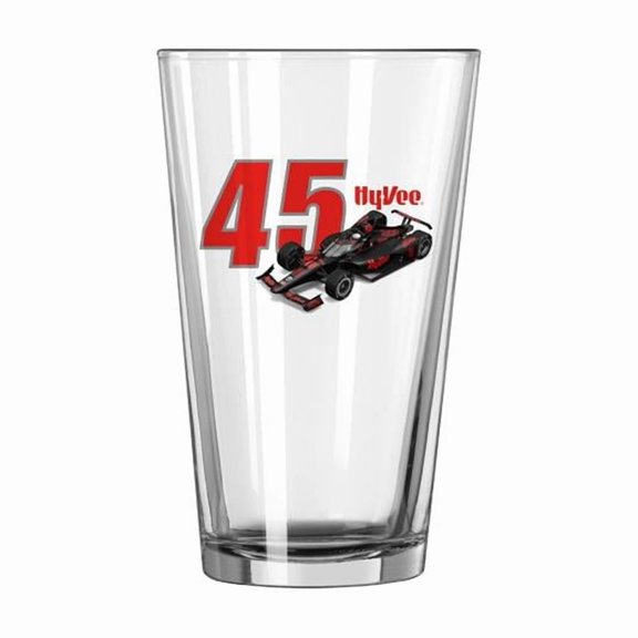 Logo Brands C4723-G16P HyVee Indy Racing 16 oz Pint Glass