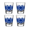 Logo Brands Indianapolis Colts Four-Piece Stripe Shot Glass Set ...