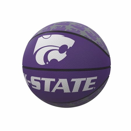 Logo Brands KS State Repeating Logo Mini-Size Rubber Basketball