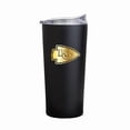 thumbnail image 1 of Logo Brands 616-S20PT-BLK-71 Kansas City Chiefs 20 oz Black Foil Powder Coat Tumbler, 1 of 1