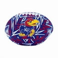 thumbnail image 1 of Logo Brands 157-93MCS-R1 Kansas Jayhawks Graffiti Micro Soft Football, 1 of 1