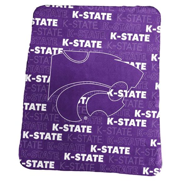 Logo Brands 158-23C Kansas State Classic Throw