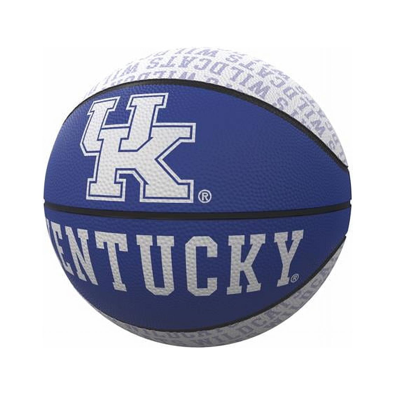 Logo Brands  Kentucky Repeating Logo Mini-Size Rubber Basketball