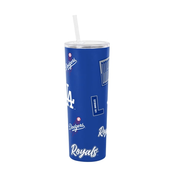 Logo Brands Los Angeles Dodgers 30oz Dreamweave Straw Tumbler