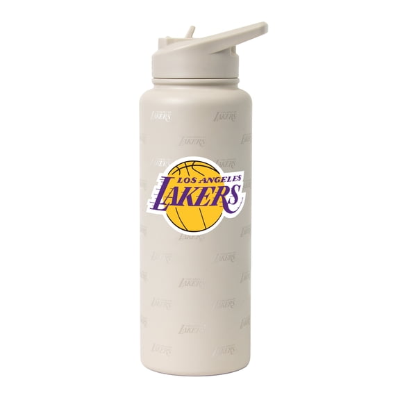 Logo Brands Los Angeles Lakers 34oz. Sand Ghost Quencher Bottle