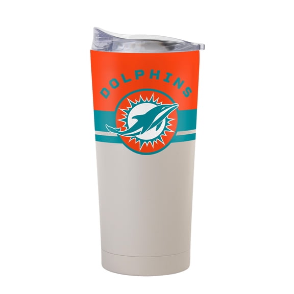Logo Brands Miami Dolphins 20oz. Horizon Powder Coat Tumbler