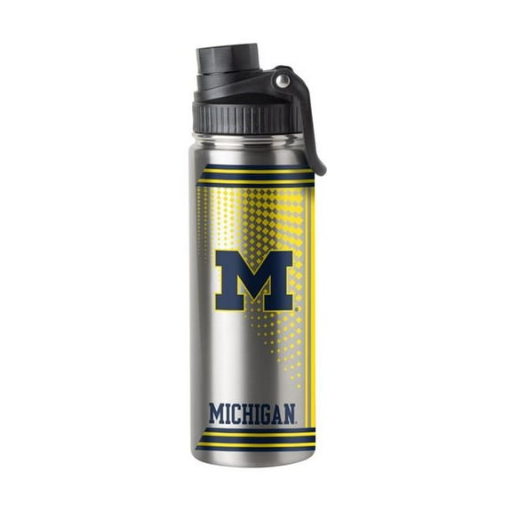 Logo Brands  Michigan 21 oz Hero Twist Top Water Bottle