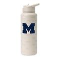 thumbnail image 1 of Logo Brands Michigan Wolverines 34oz. Sand Ghost Quencher Bottle, 1 of 1