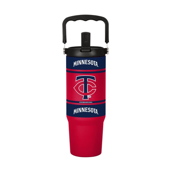Logo Brands Minnesota Twins 30oz. Colorblock 2.0 Top Handle Tumbler