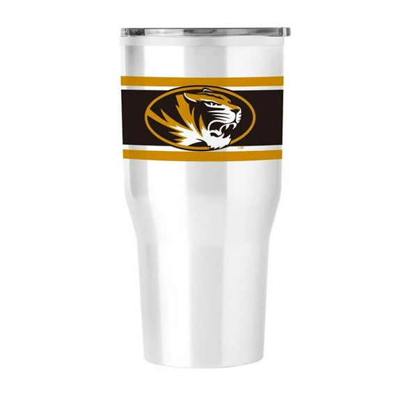 Logo Brands  Missouri 30 oz Stripe Fusion Tumbler