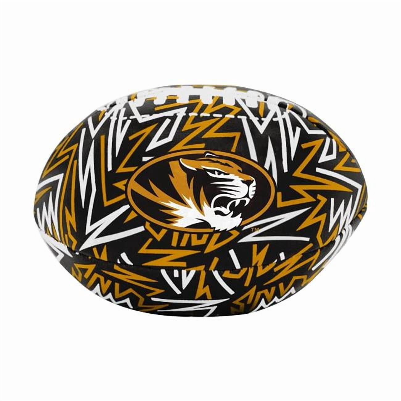 Logo Brands 178-93MCS-R1 Missouri Tigers Graffiti Micro Soft Football