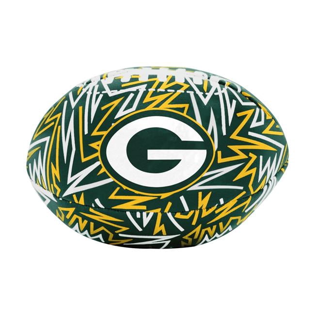 Logo Brands 612-93MCS-R1 NFL Green Bay Packers Graffiti Micro Soft Football