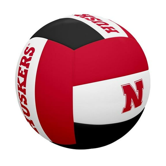 Logo Brands Nebraska Black Volleyball