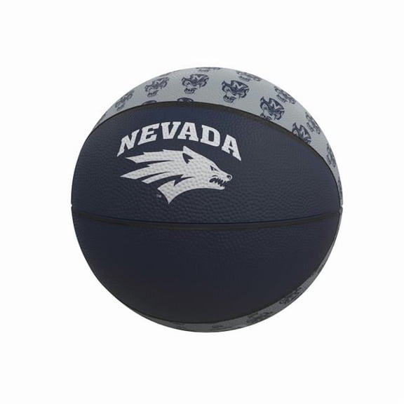 Logo Brands 313-91MR-1 Nevada Repeating Mini Rubber Basketball