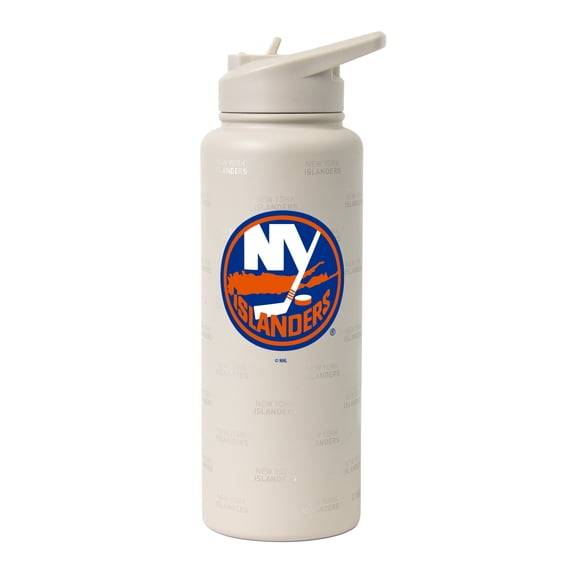 Logo Brands New York Islanders 34oz. Sand Ghost Quencher Bottle