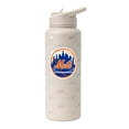 thumbnail image 1 of Logo Brands New York Mets 34oz. Sand Ghost Quencher Bottle, 1 of 1