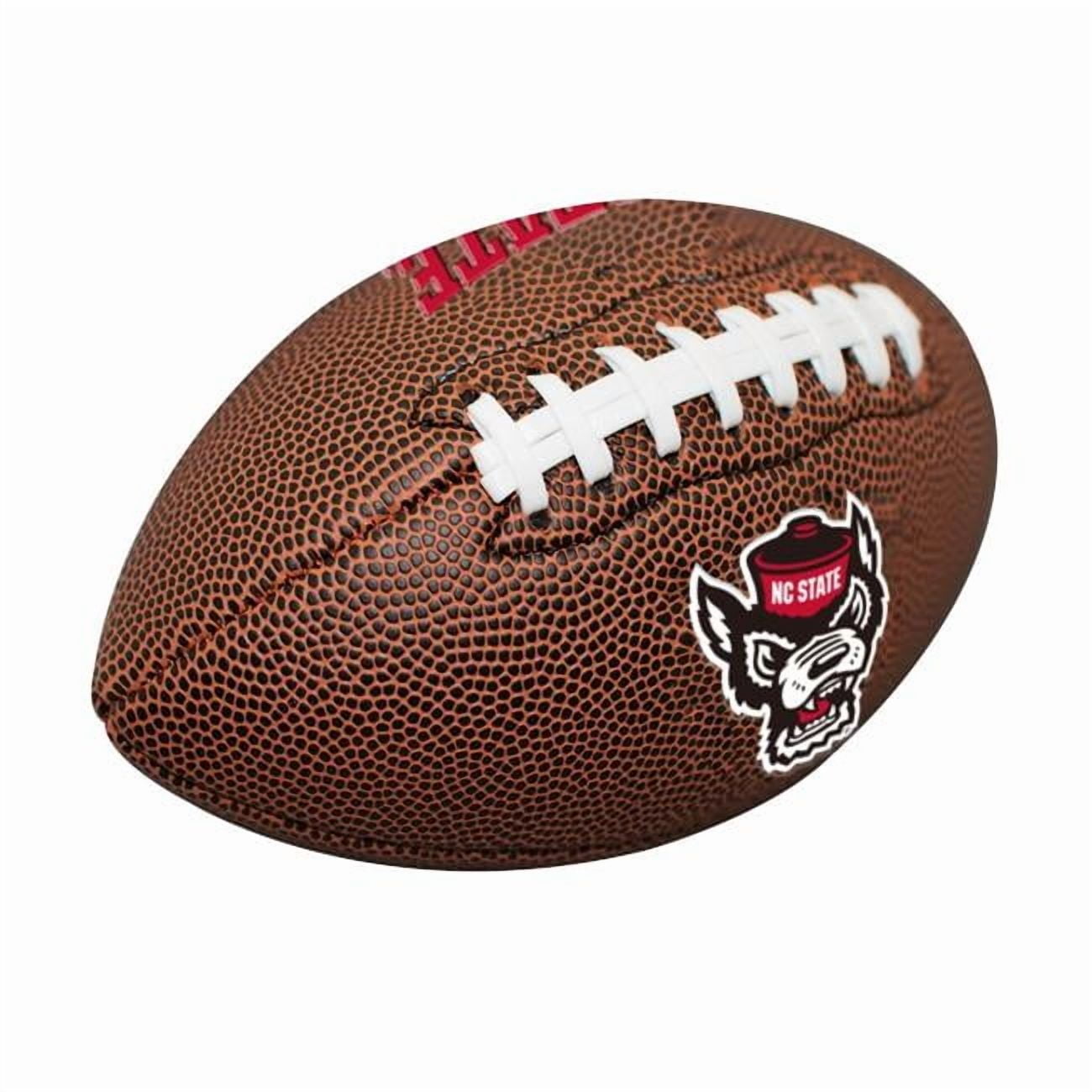 Logo Brands 186-93MC-1 North Carolina State Mini Size Composite Football, Brown