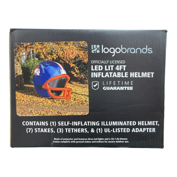 Logo Brands Officially Licensed NCAA 4' Inflatable Team Helmet (Virginia State)