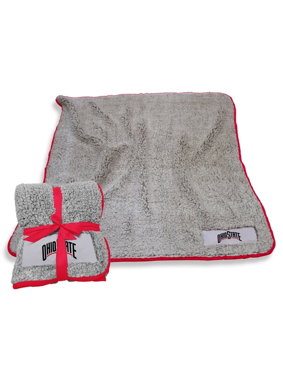 Logo Brands Ohio State Buckeyes NCAA 100% Polyester Throw, 50" x 60"