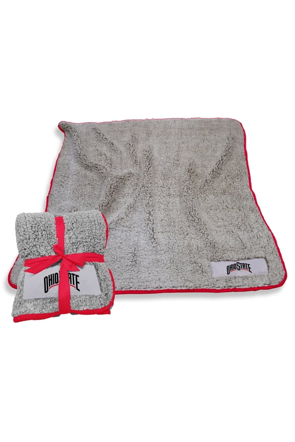 Logo Brands Ohio State Buckeyes NCAA 100% Polyester Throw, 50" x 60"