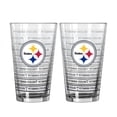 thumbnail image 1 of Logo Brands Pittsburgh Steelers Two-Pack Chant Fade 16oz. Pint Glass Set, 1 of 1