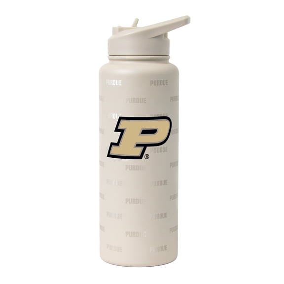 Logo Brands Purdue Boilermakers 34oz. Sand Ghost Quencher Bottle