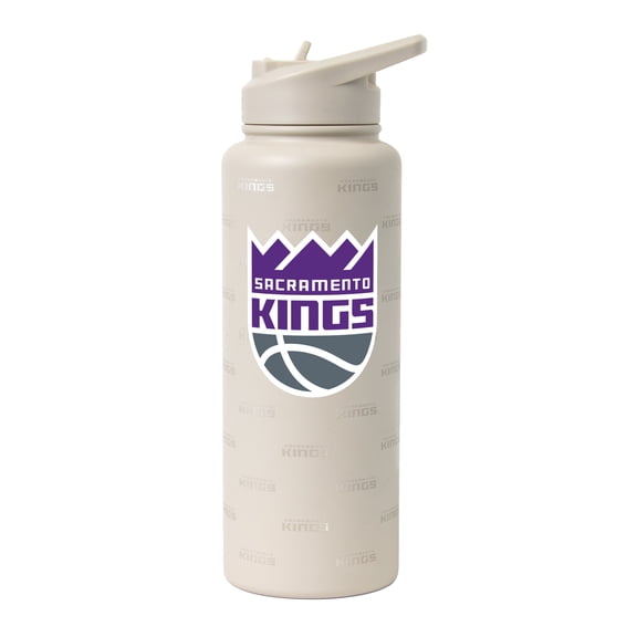 Logo Brands Sacramento Kings 34oz. Sand Ghost Quencher Bottle