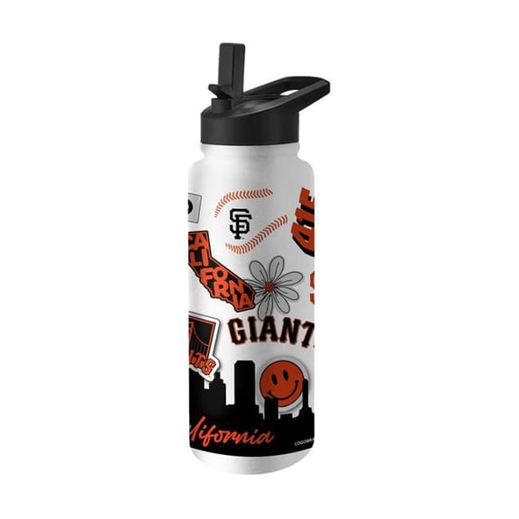 Logo Brands San Francisco Giants 34 oz Native Quencher Bottle