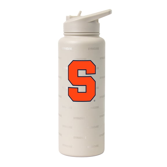 Logo Brands Syracuse Orange 34oz. Sand Ghost Quencher Bottle