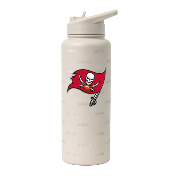 Logo Brands Tampa Bay Buccaneers 34oz. Sand Ghost Quencher Bottle