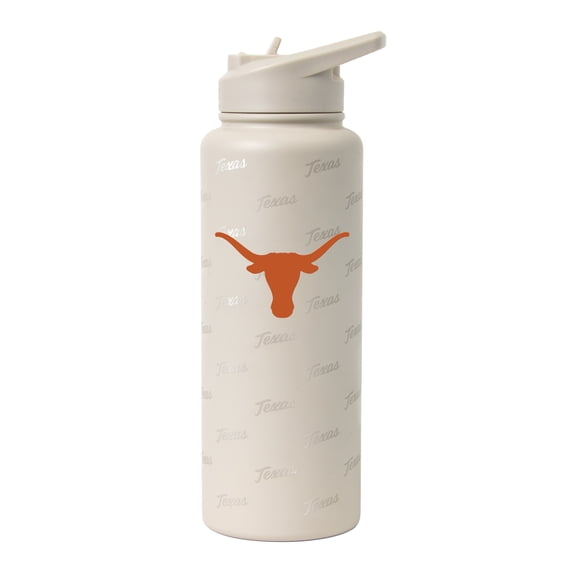 Logo Brands Texas Longhorns 34oz. Sand Ghost Quencher Bottle