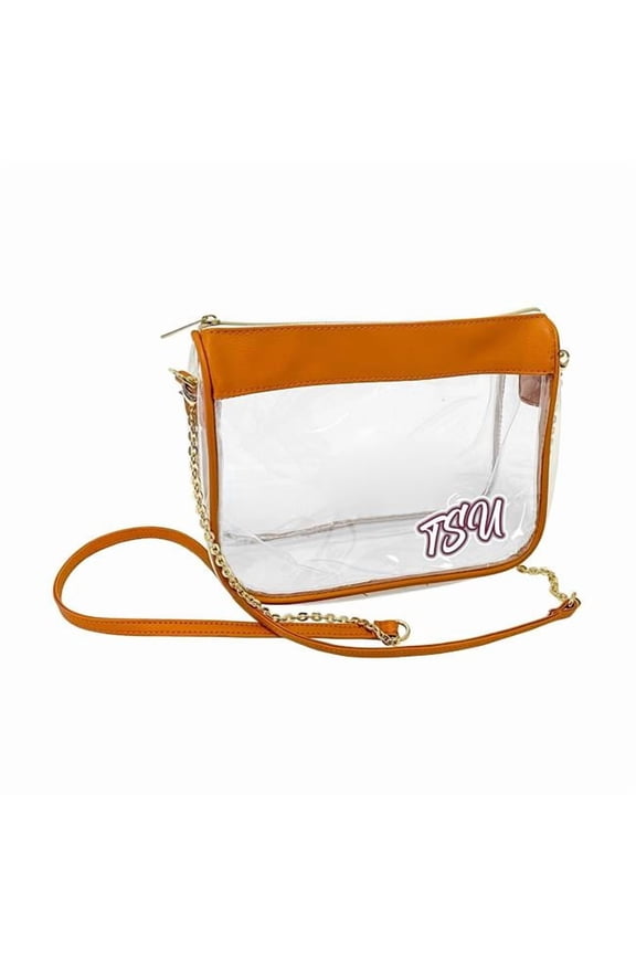 304-658-TAN Texas Longhorns Southern Hype Clear Bag