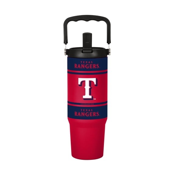 Logo Brands Texas Rangers 30oz. Colorblock 2.0 Top Handle Tumbler