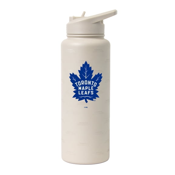 Logo Brands Toronto Maple Leafs 34oz. Sand Ghost Quencher Bottle