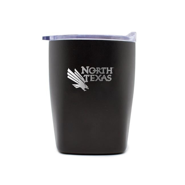 Logo Brands 187-S14PR-BLK-9 University of North Texas 10 oz Black Etch ...