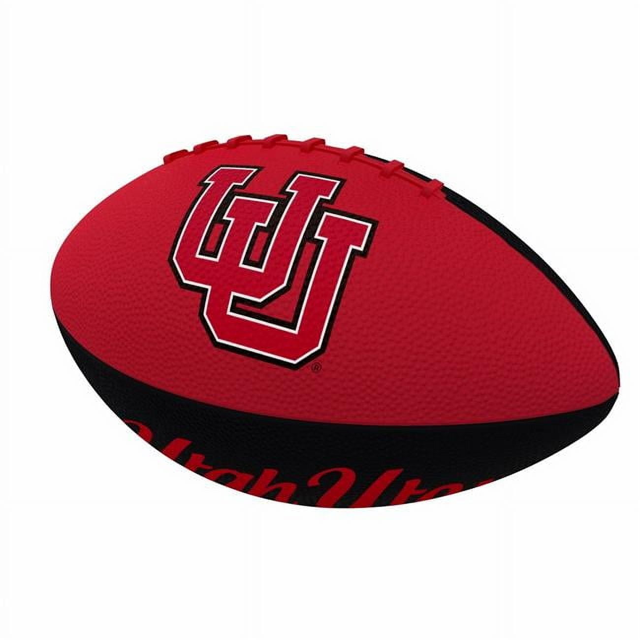 Logo Brands 230-93JR-2 Utah Pinwheel Junior Size Rubber Football