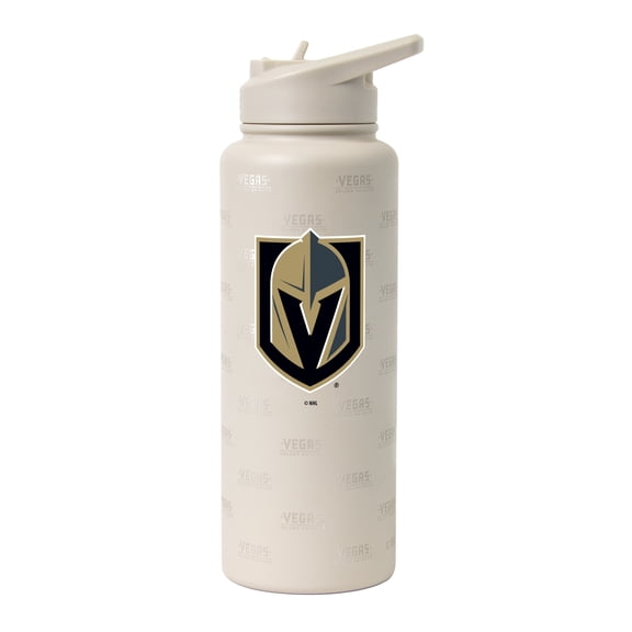 Logo Brands Vegas Golden Knights 34oz. Sand Ghost Quencher Bottle