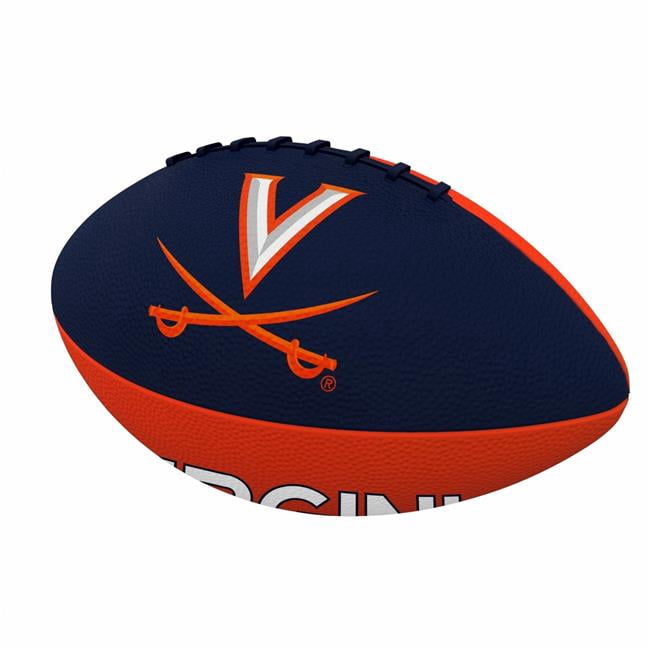 Logo Brands 234-93JR-2 Virginia Pinwheel Junior Size Rubber Football