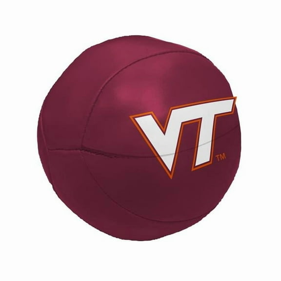 Logo Brands  Virginia Tech 4 in. Micro Soft Basketball
