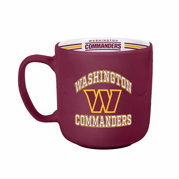 Logo Brands Washington Commanders 15 oz Stripe Mug