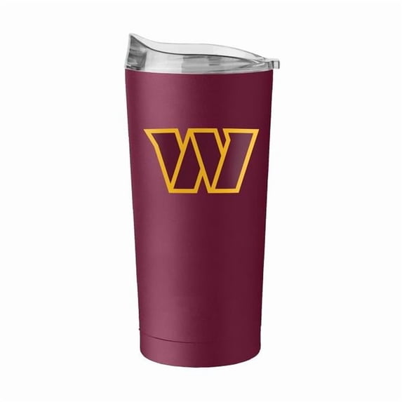 Logo Brands 632-S20PT-34 Washington Commanders 20 oz Flipside Powder Coat Tumbler