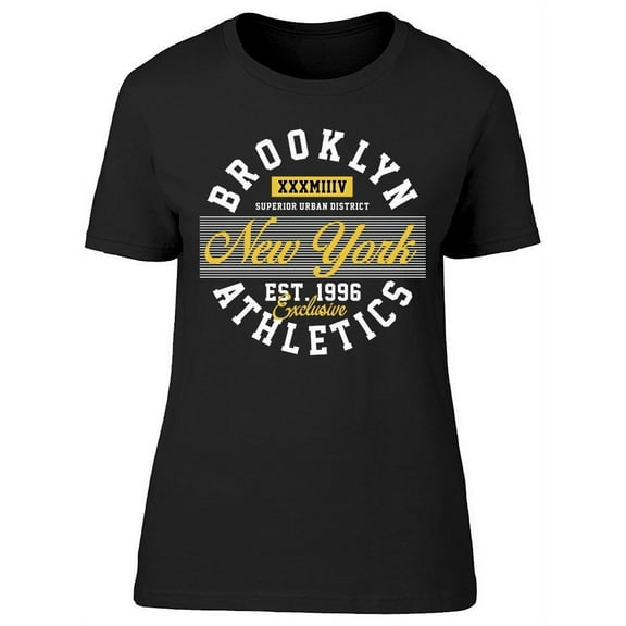 Logo: Brooklyn, Athletics T-Shirt Women -Image by Shutterstock, Female Medium