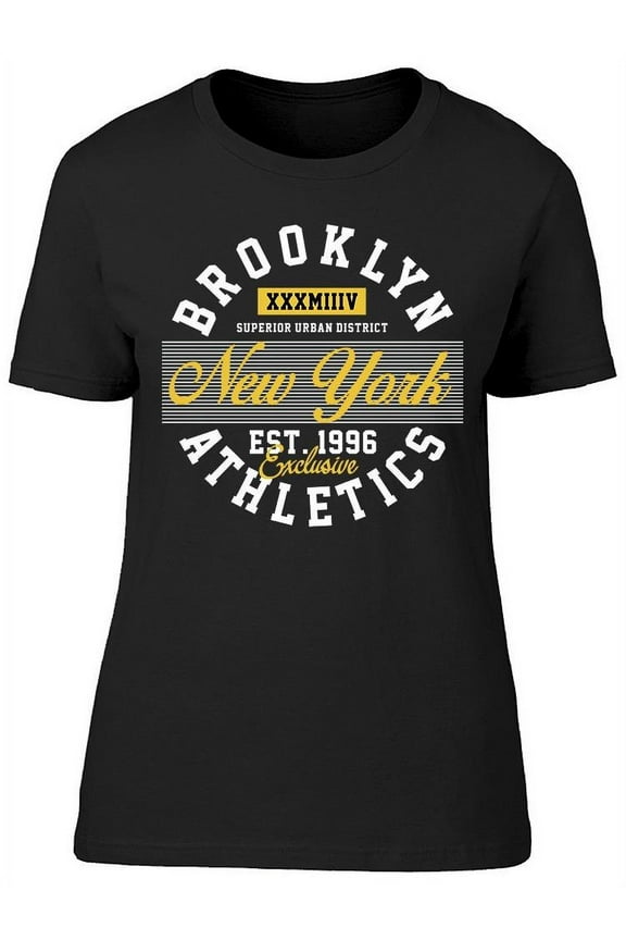 Logo: Brooklyn, Athletics T-Shirt Women -Image by Shutterstock, Female Medium