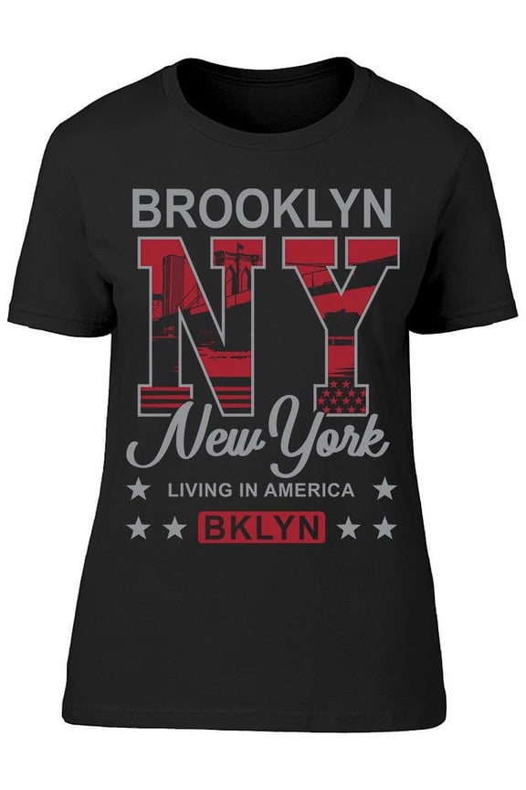 Logo: Brooklyn N.Y. T-Shirt Women -Image by Shutterstock, Female x-Large