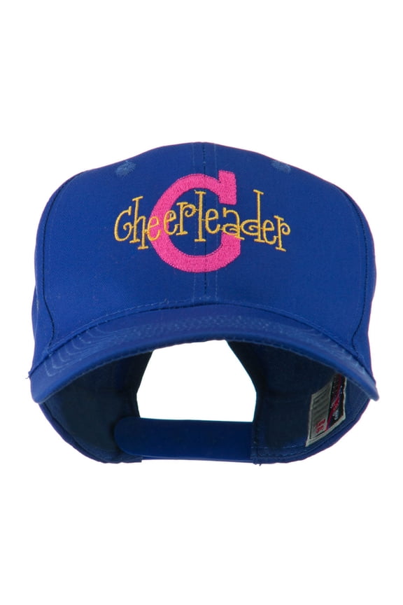 Logo C with Cheerleader Words Embroidered Cap - Royal OSFM