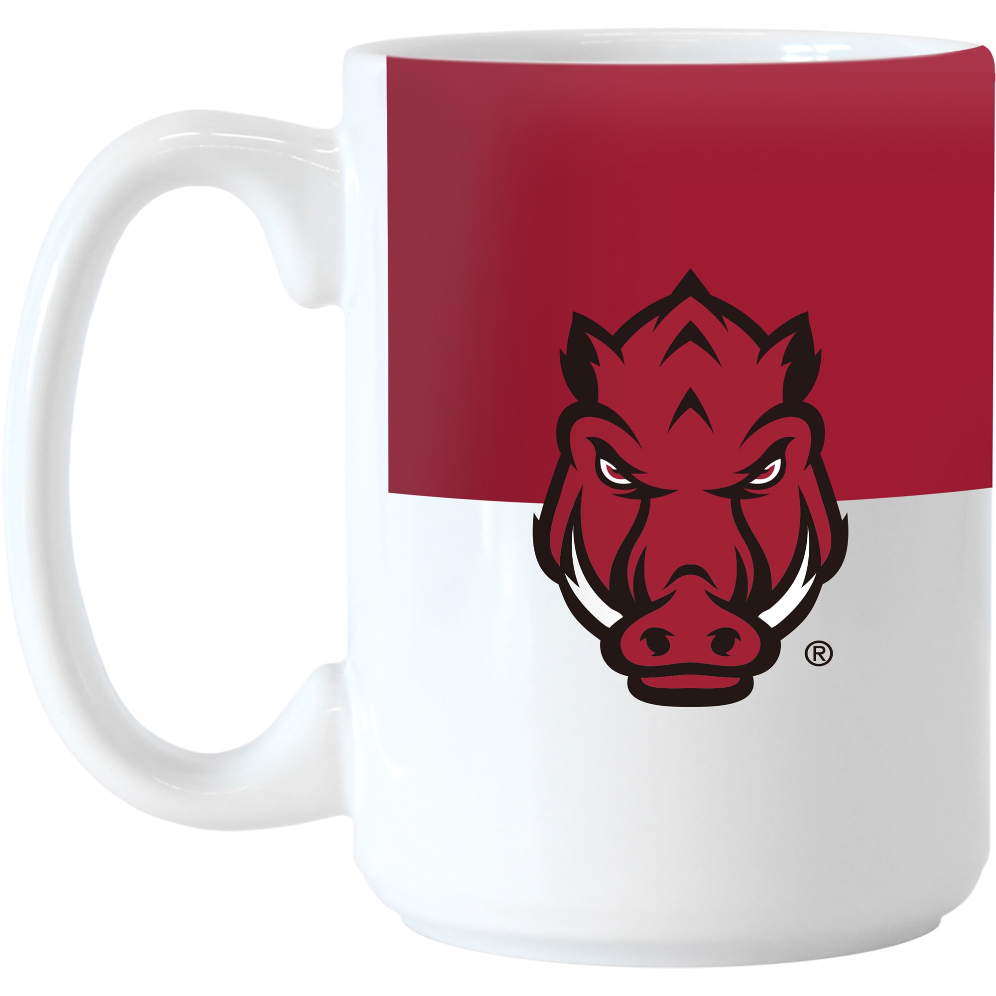 Arkansas Razorbacks 15oz. Colorblock Mug - Walmart.com