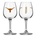 thumbnail image 1 of Logo Chair 515415 12 oz NCAA Texas Longhorns Gameday Stemmed Wine Glass, 1 of 2